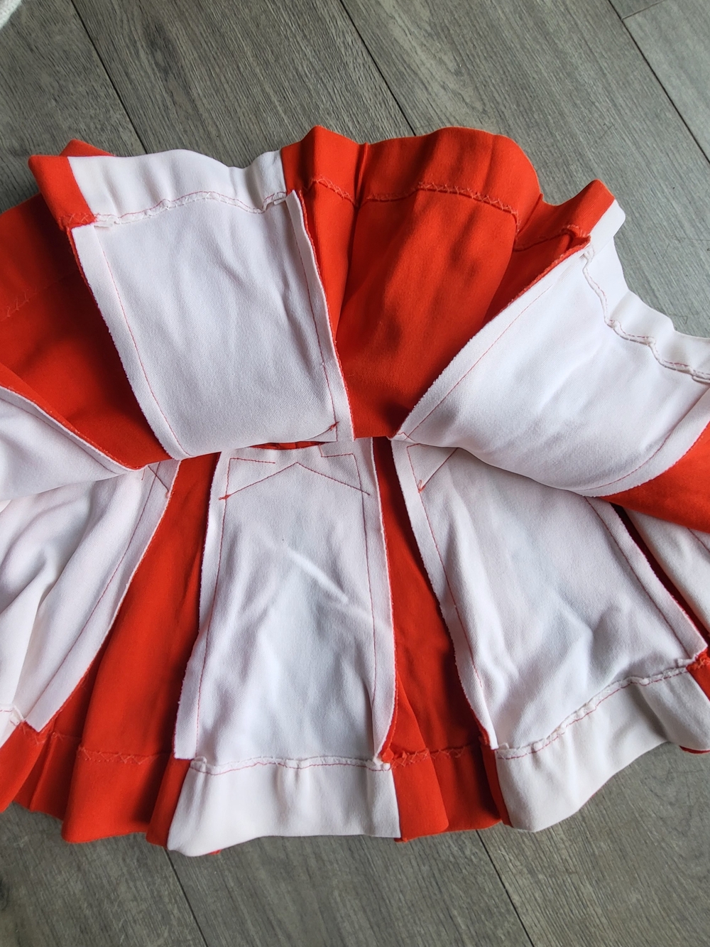 Vtg 1970s Princeton Cheer Uniform Stadium Shaker Sweater Skirt Ivy League P READ - Picture 9 of 15
